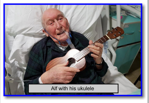 Alf with his ukulele