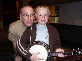 Kevin and Nathan Garner travelled from new Zealand.