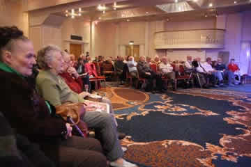 A section of the audience.