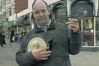 Brian Chesters with his new find