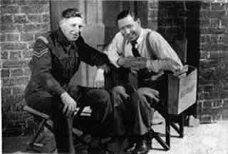 Ted & George on set.