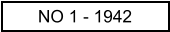 NO 1 - 1942