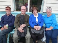 DSC03036  Ian, Eddie, Dale and Lynn - waiting for a train!