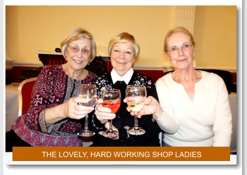THE LOVELY, HARD WORKING SHOP LADIES